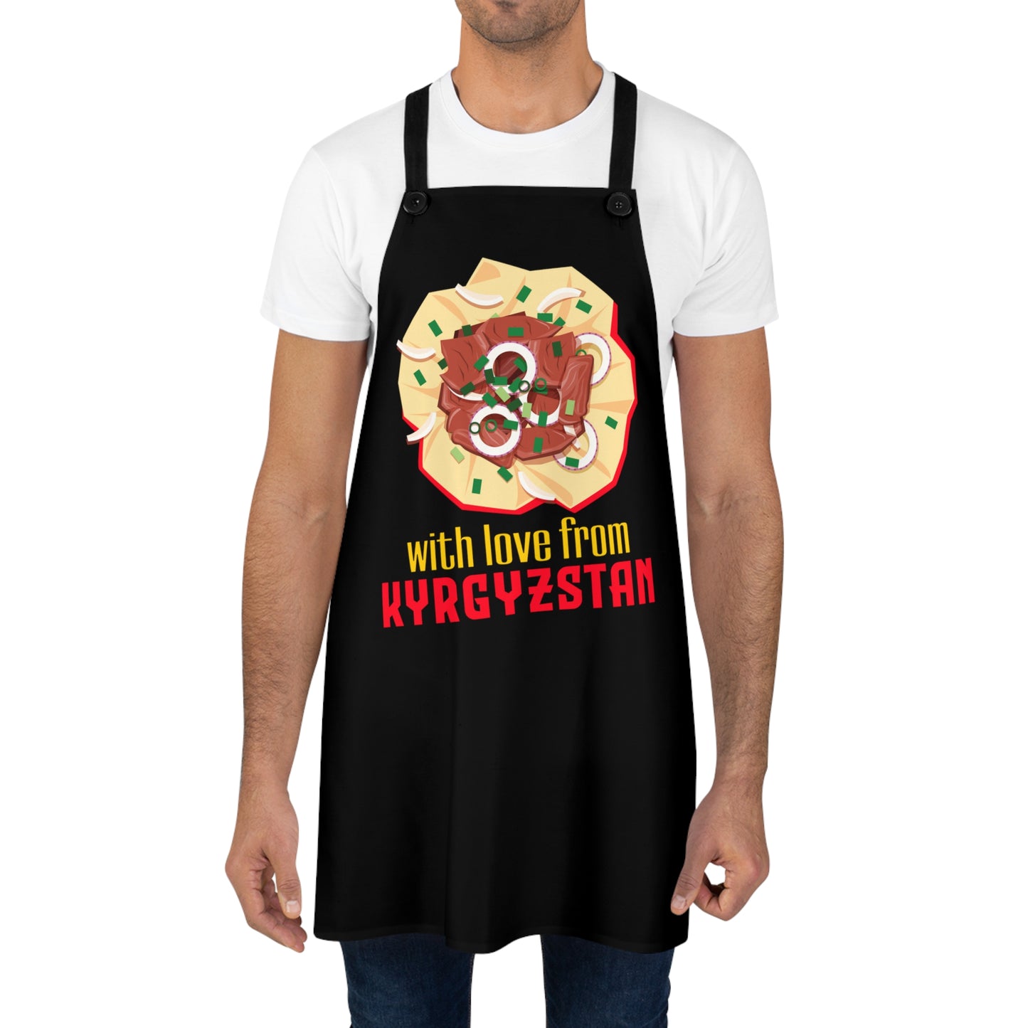 With Love from Kyrgyzstan Kitchen Apron