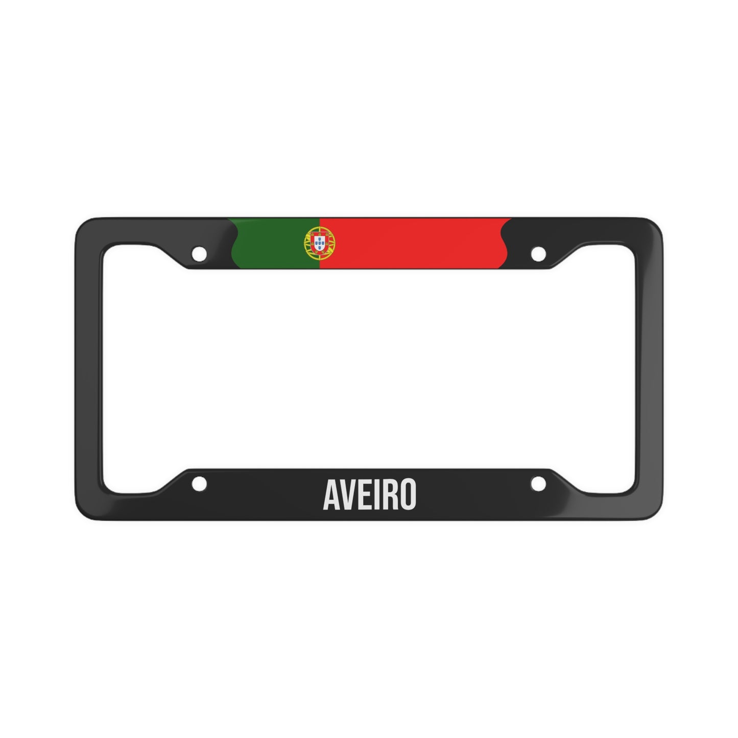 Aveiro Portugal Flag Car Plate Frame