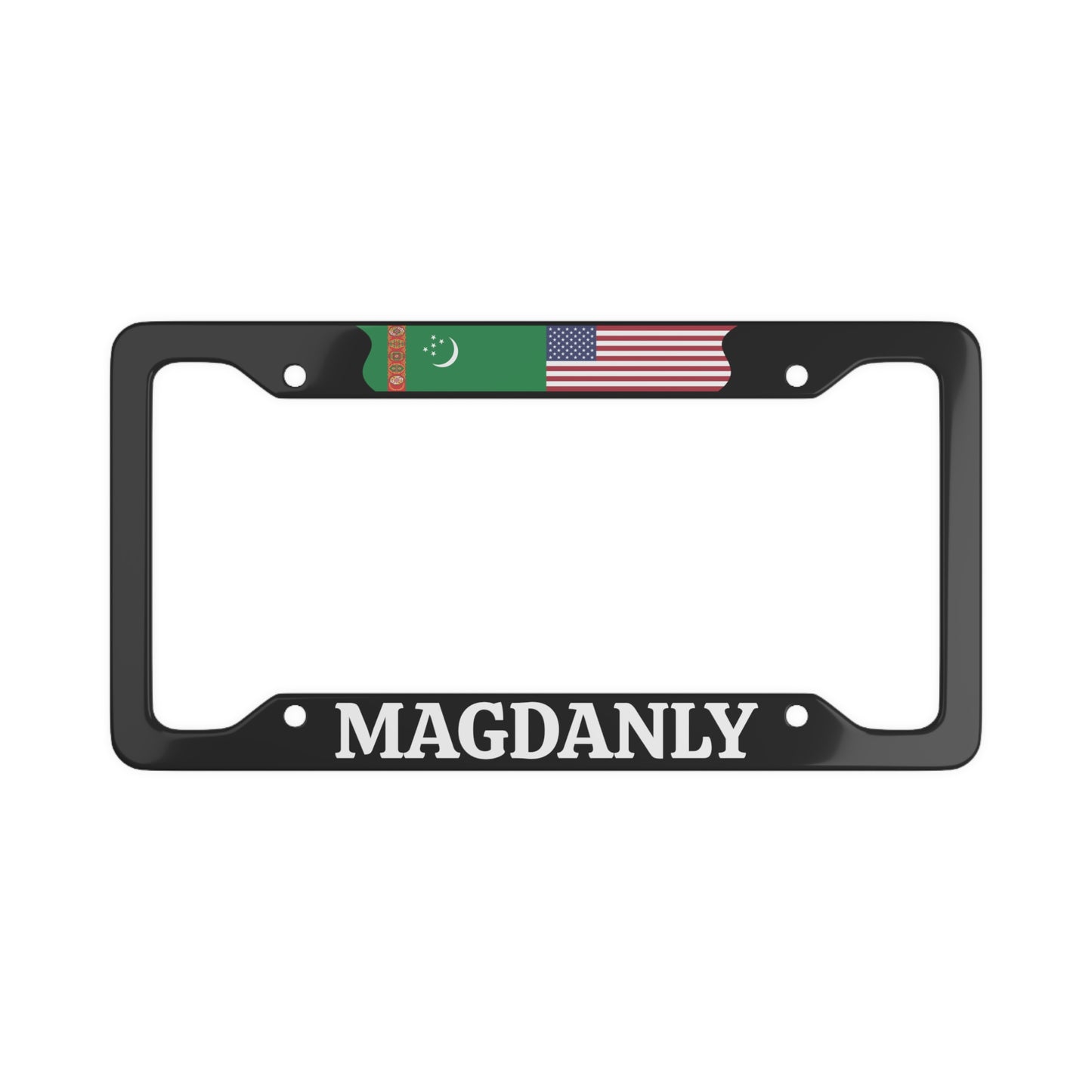 Magdanly Turkmenistan  License Plate Frame