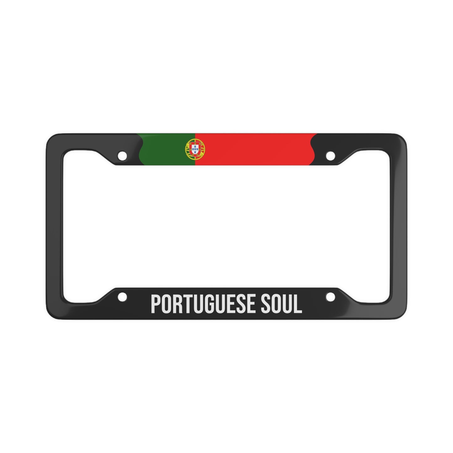 Portuguese Soul Flag Car Plate Frame