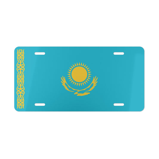 Kazakhstan Flag Vanity Plate