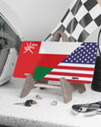 Oman USA Flag Vanity Plate