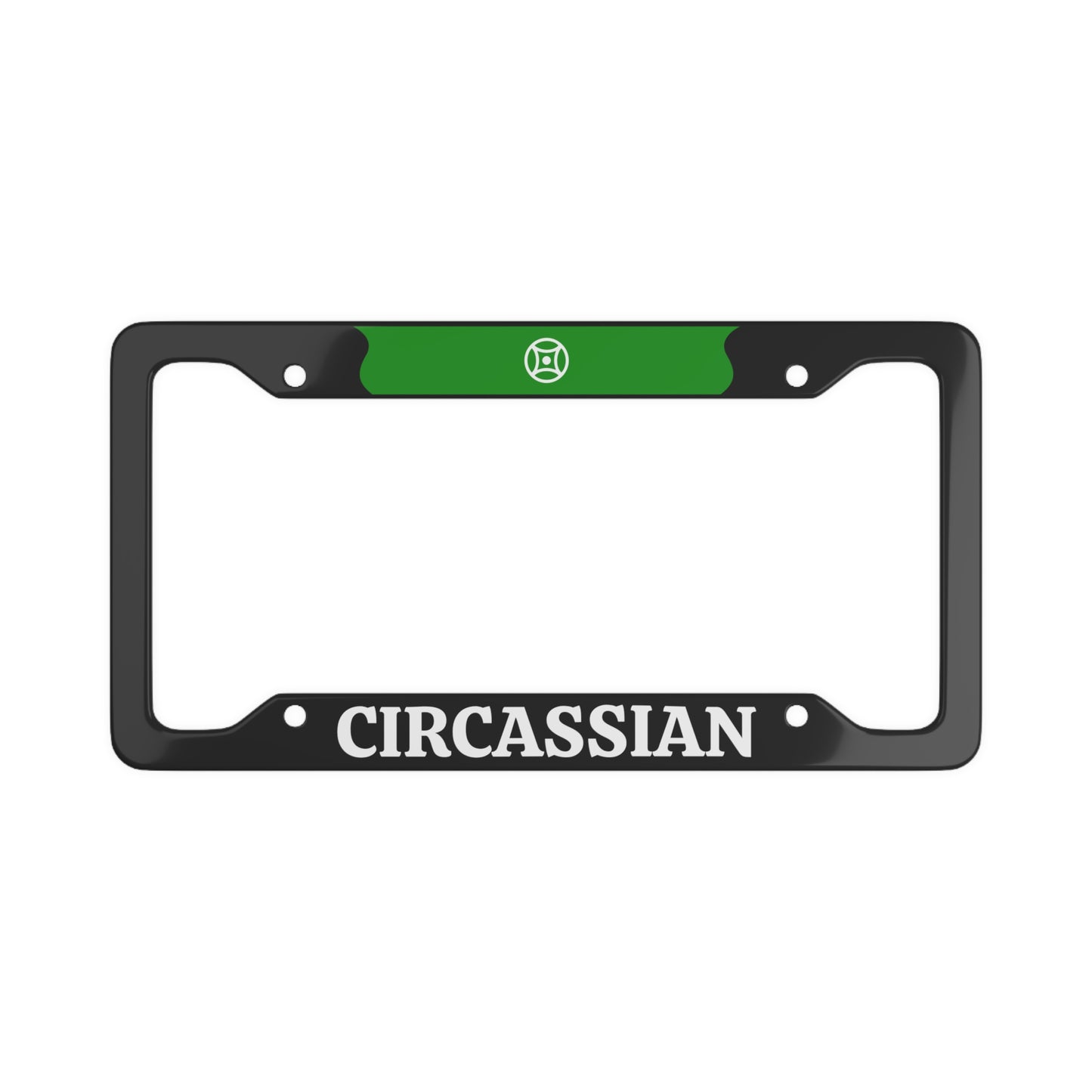 Circassian Karachay-Cherkessia Ethnic Flag License Plate Frame