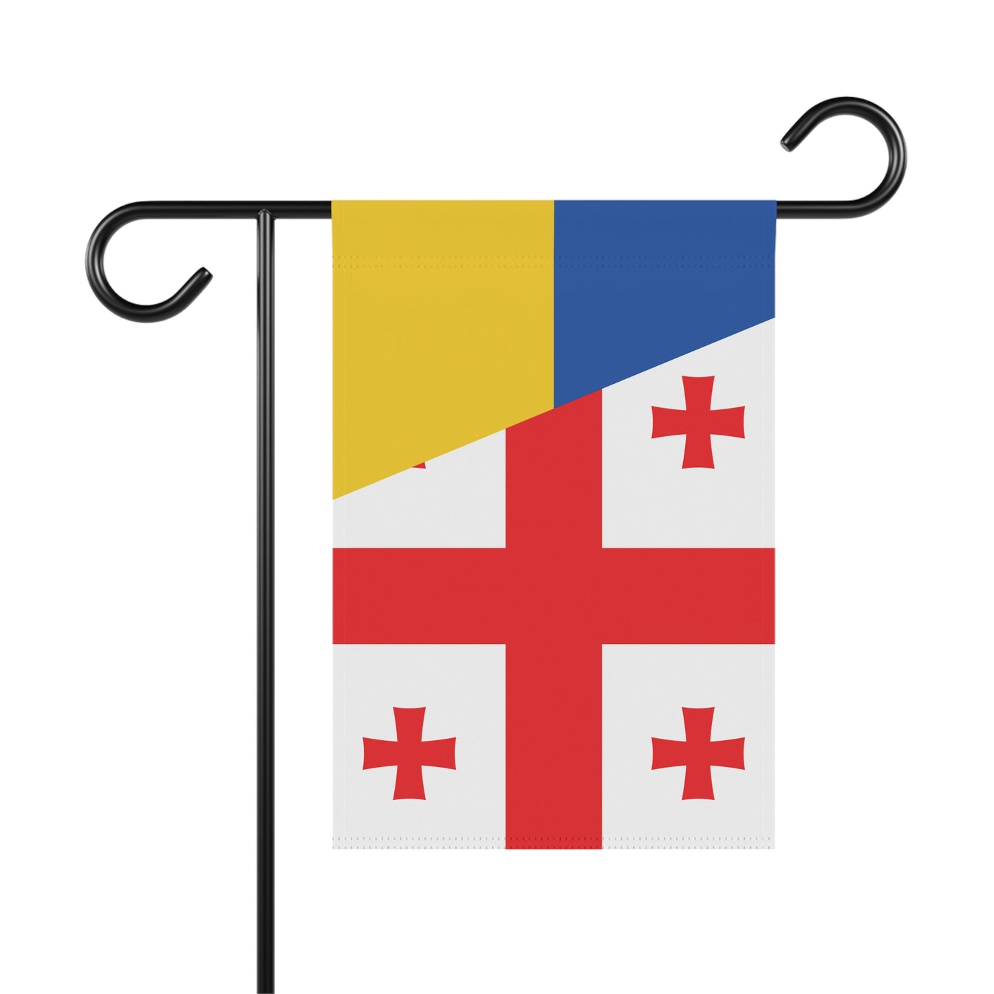 Georgians Support Ukraine Flag Garden & House Banner