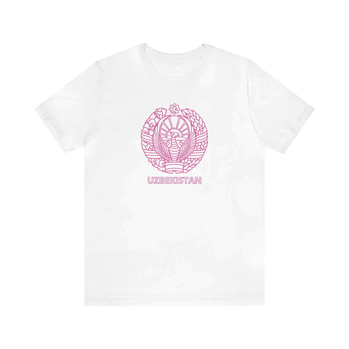 Uzbekistan Pink Unisex T-Shirt