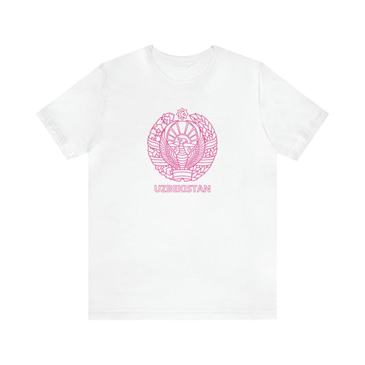Uzbekistan Pink Unisex T-Shirt