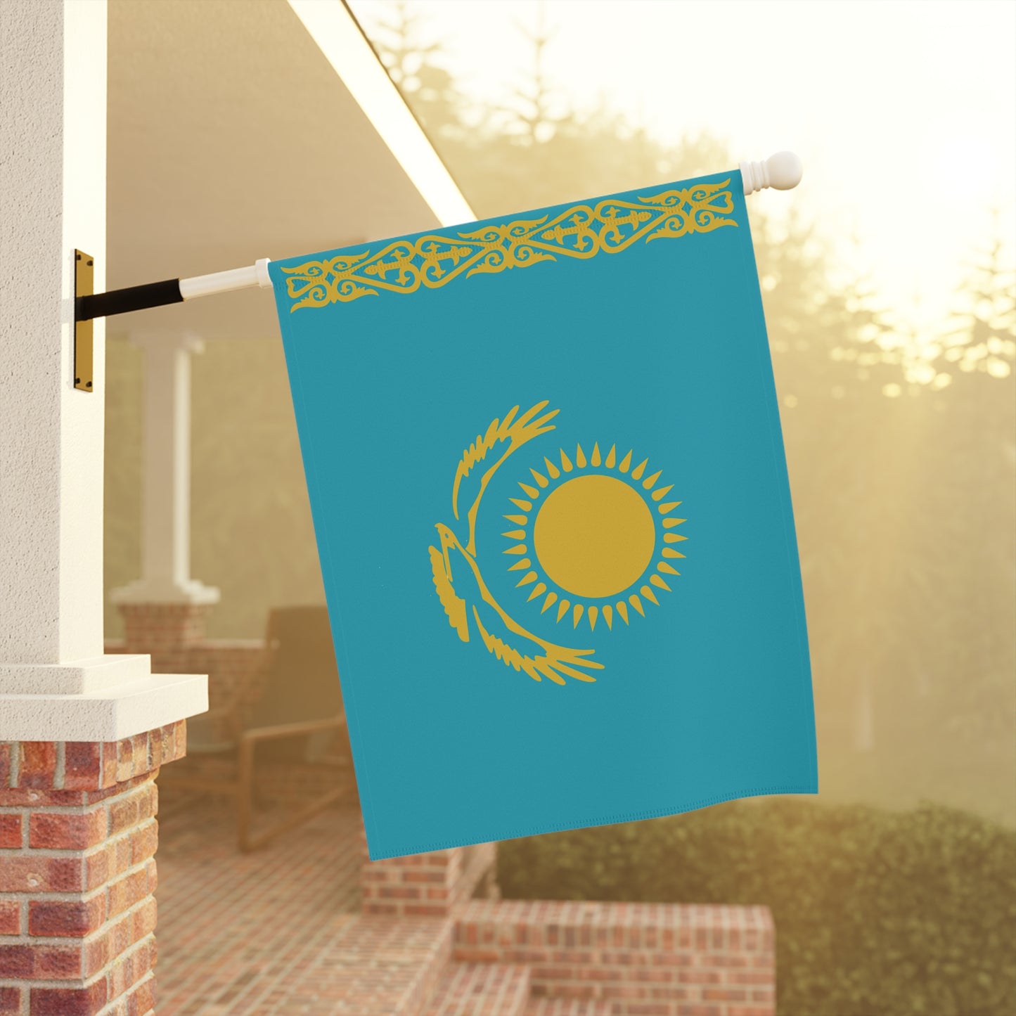 Kazakhstan Flag Garden & House Banner