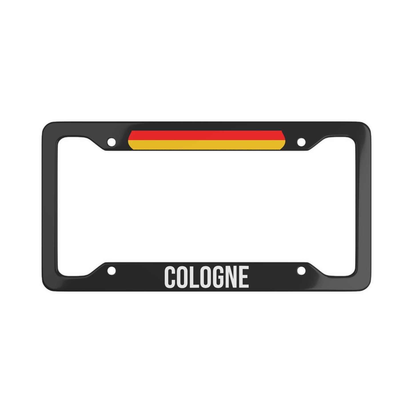 Cologne Berlin Germany Flag Car Plate Frame