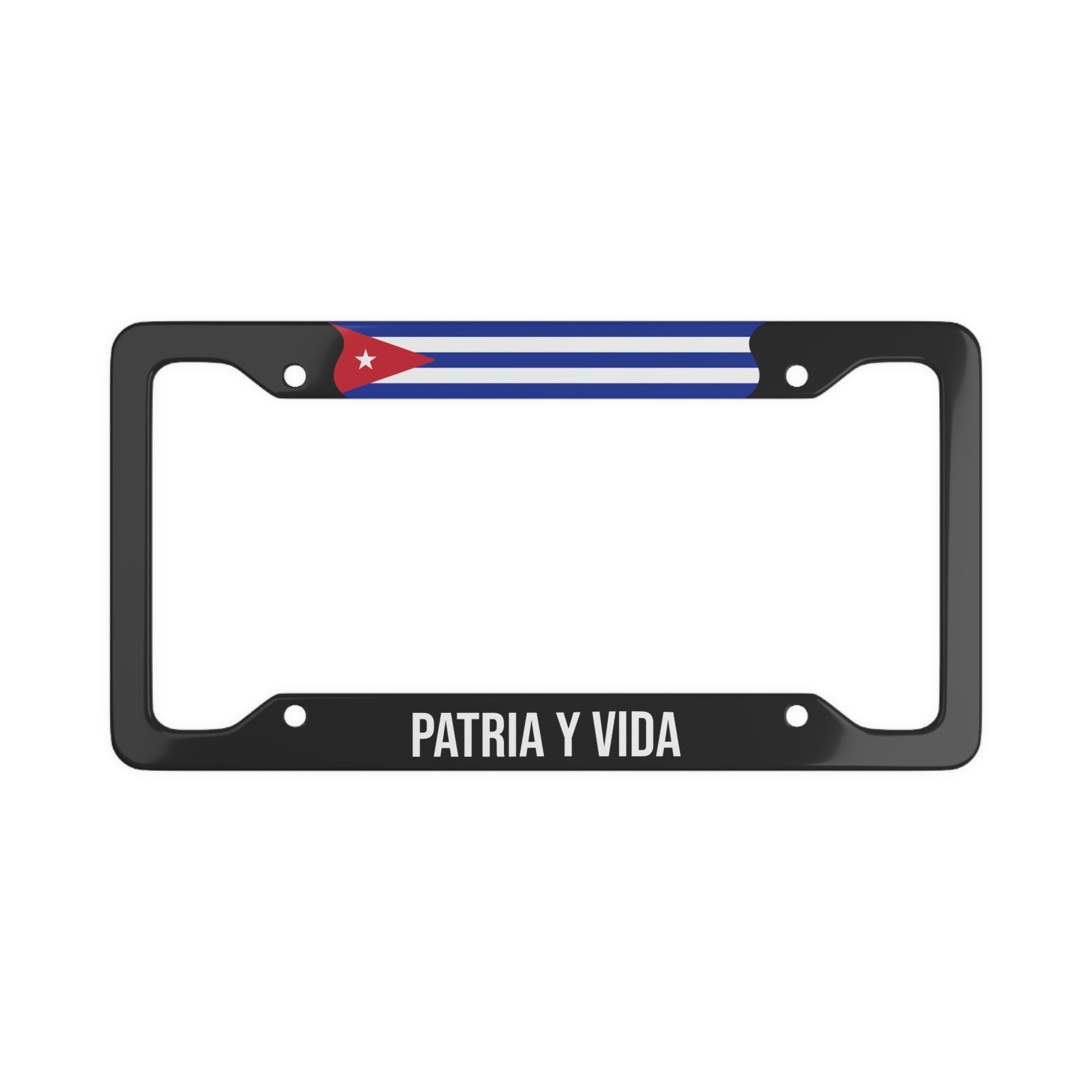 Patria Y Vida Cuba Car Plate Frame