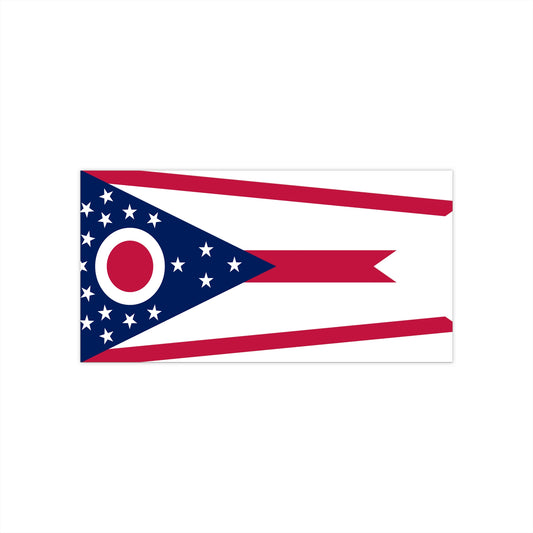 Ohio Flag Bumper Stickers