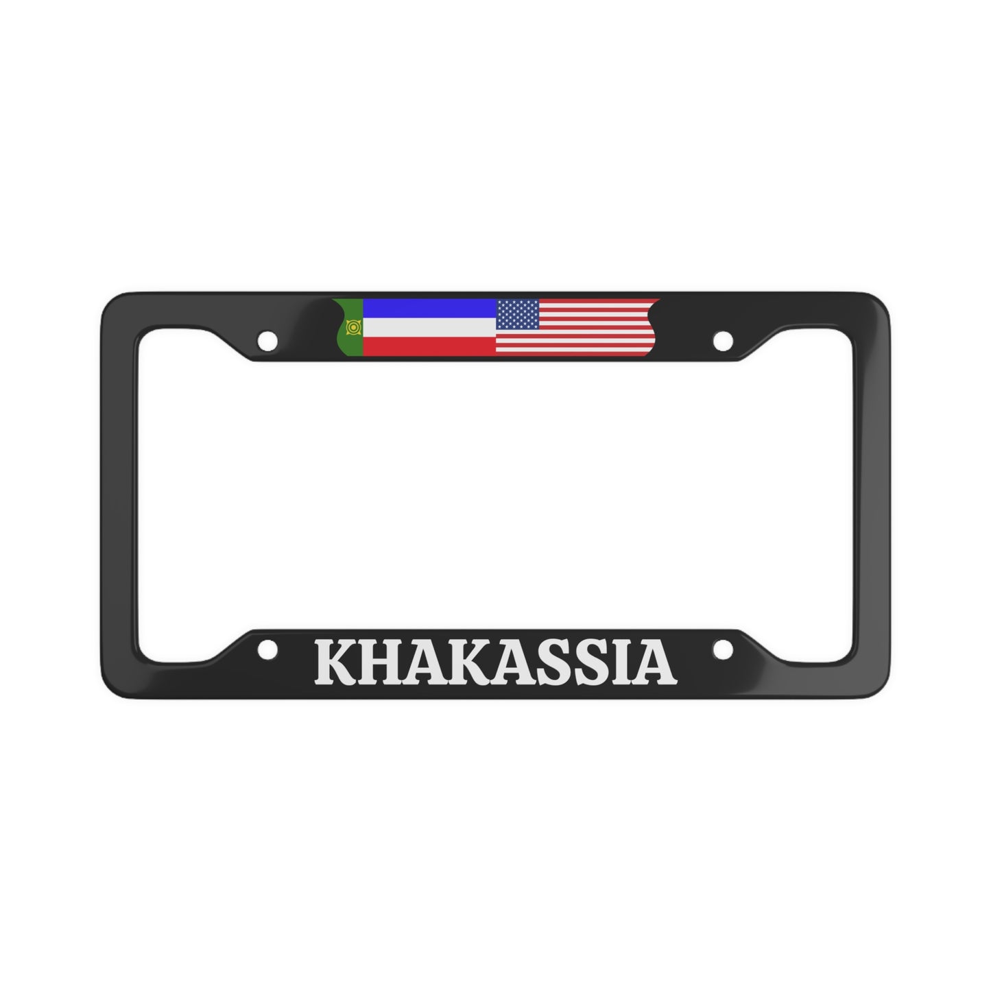 Khakassia/USA License Plate Frame