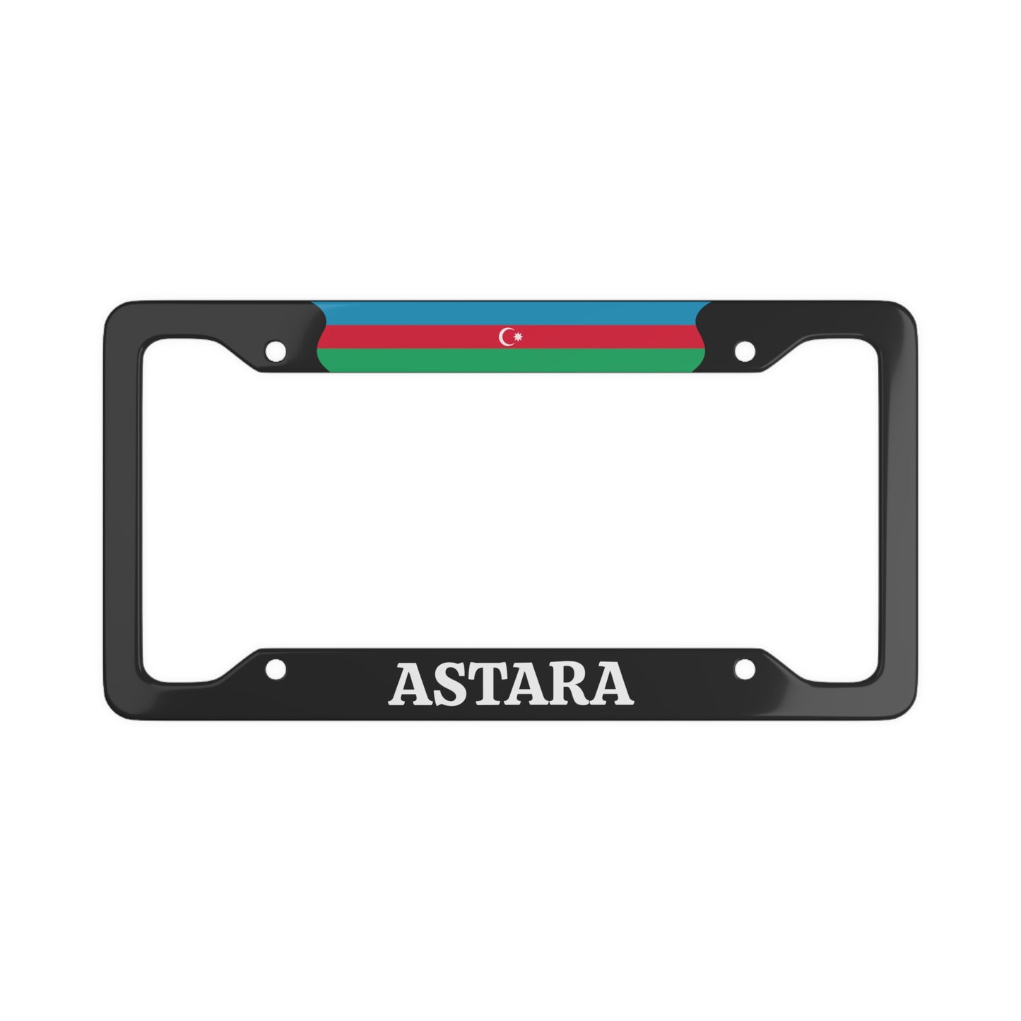 Astara Azerbaijan Flag License Plate Frame