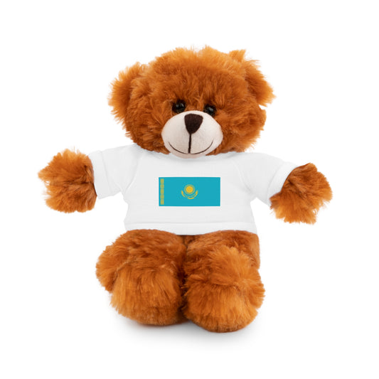 Kazakhstan Flag Stuffed Animals with Tee