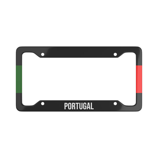 Portugal Side Flag Car Plate Frame