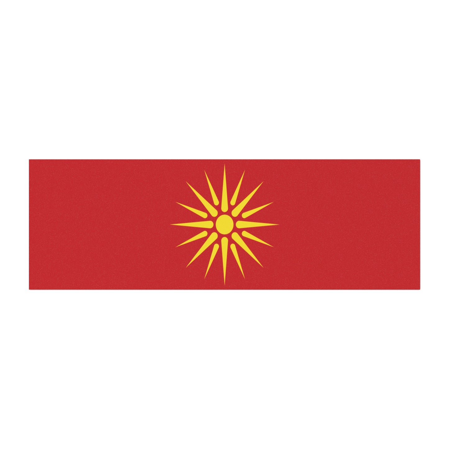 Macedonia Flag Car Magnet