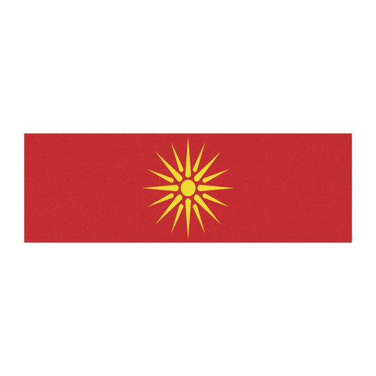 Macedonia Flag Car Magnet