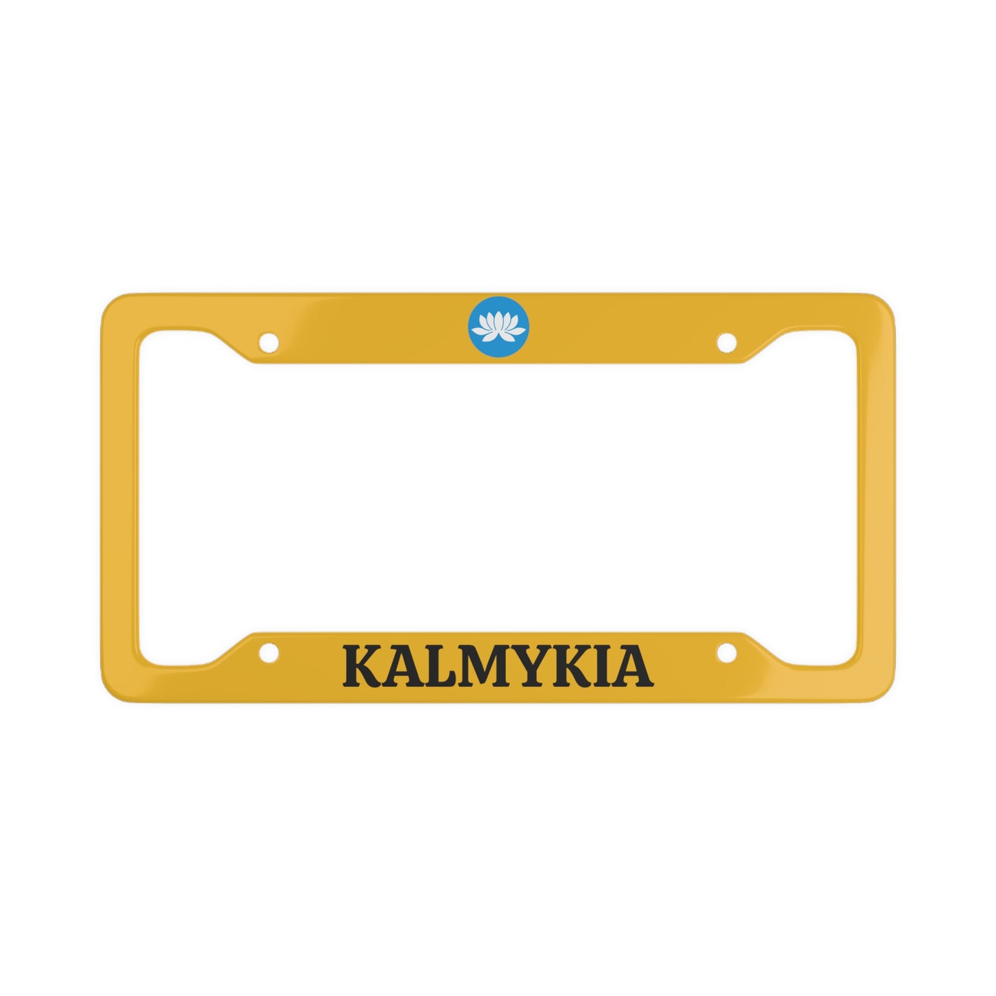 Kalmykia Colorful License Plate Frame