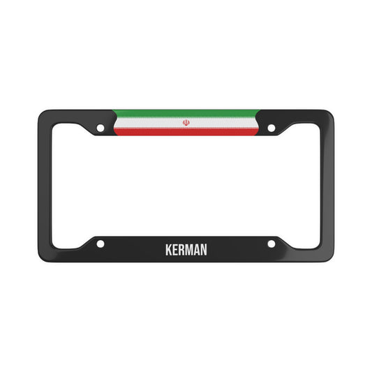 Kerman Iran Premium License Plate Frame