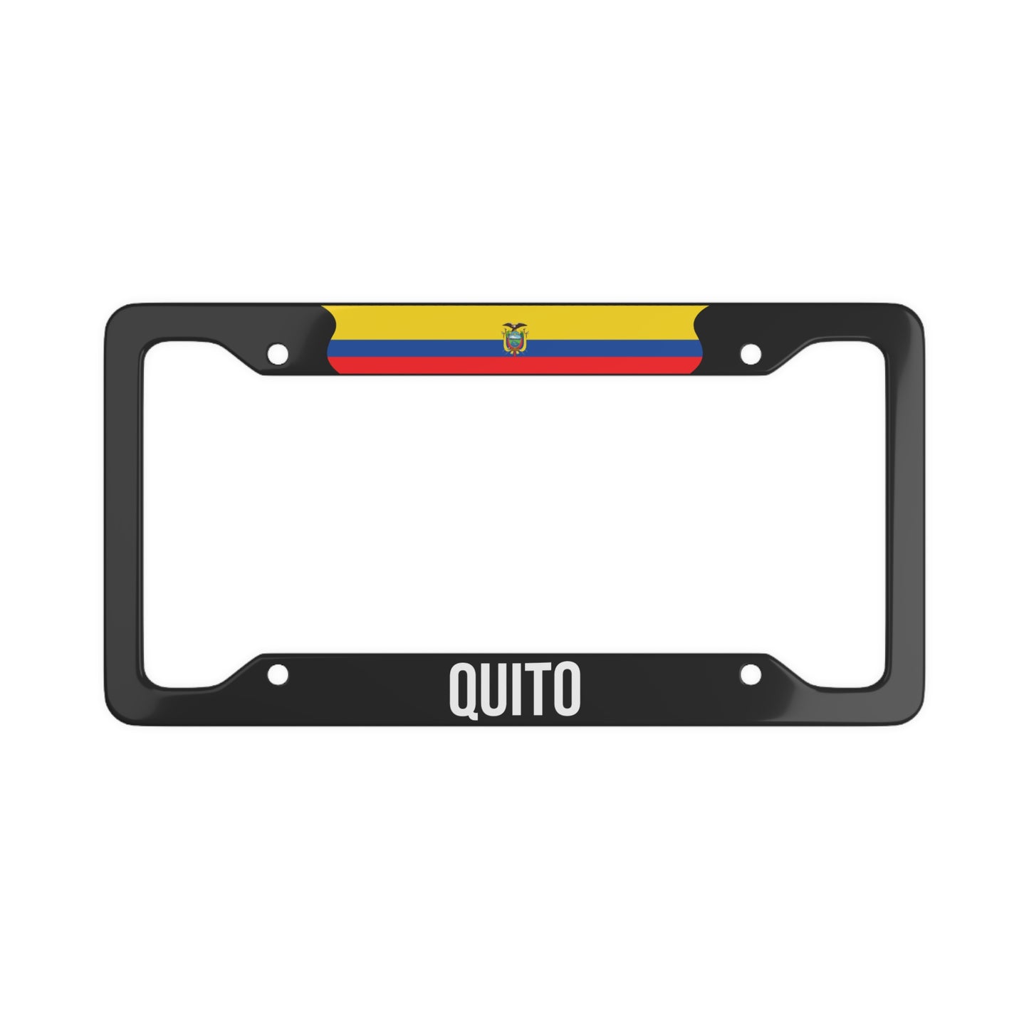 Quito Ecuador Car Plate Frame