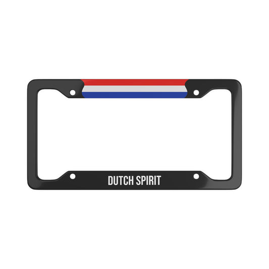 Dutch Spirit Flag Car Plate Frame