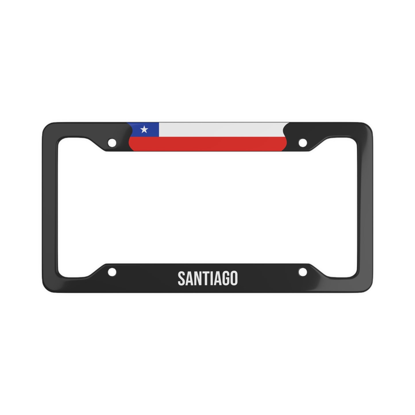 Santiago Chile Premium License Plate Frame