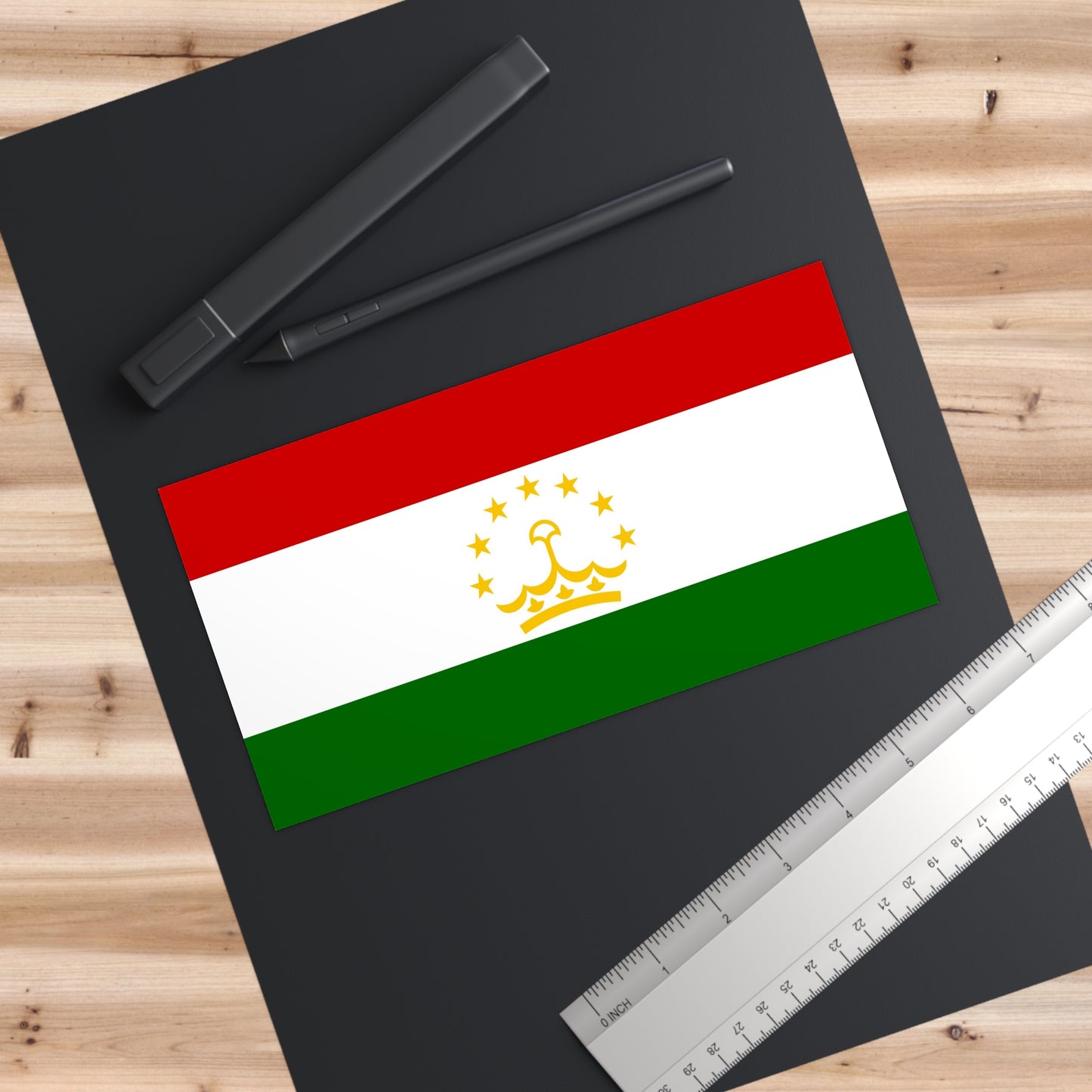 Tajikistan Flag Bumper Stickers
