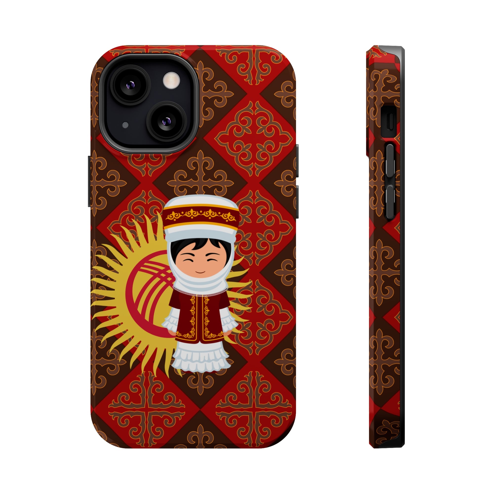 Kyrgyzstan Traditional Clothing MagSafe Tough Cases