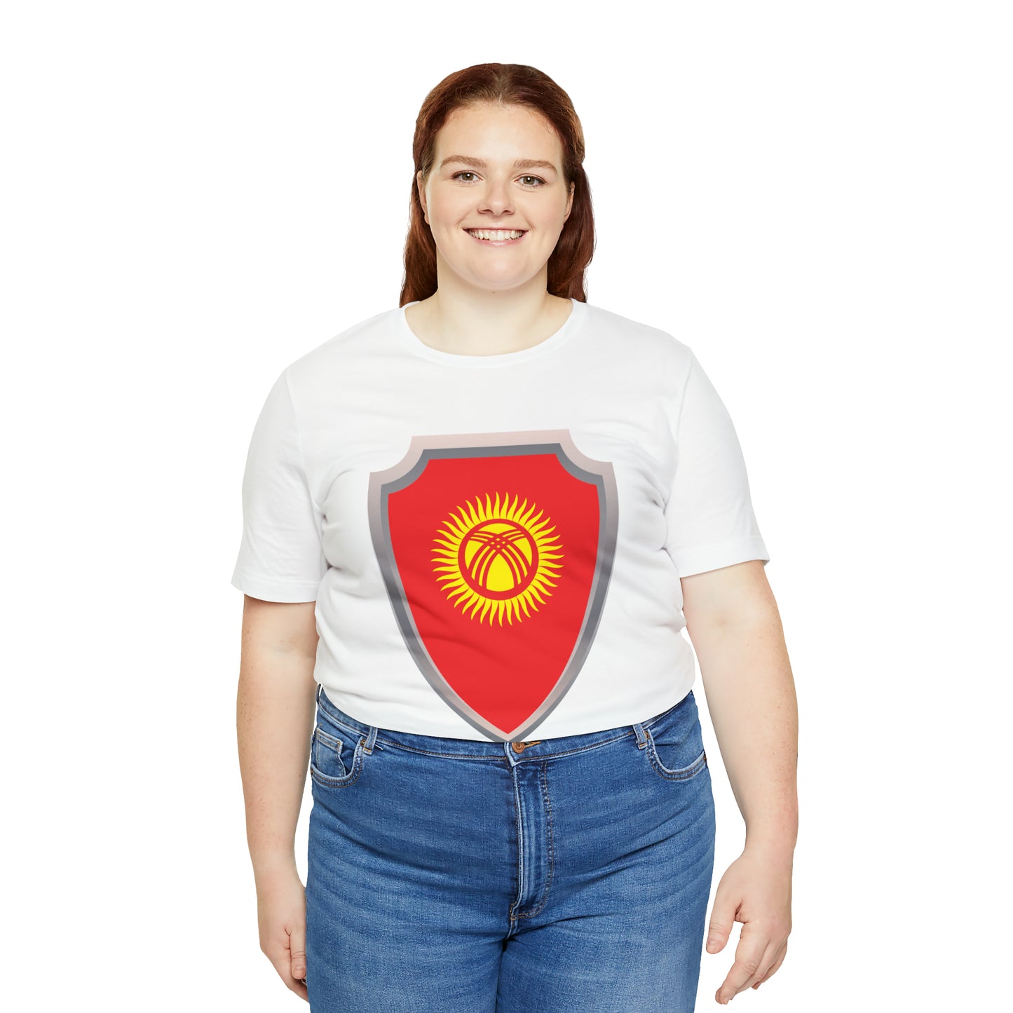 Hero Kyrgyzstan Flag Unisex Jersey Short Sleeve Tee