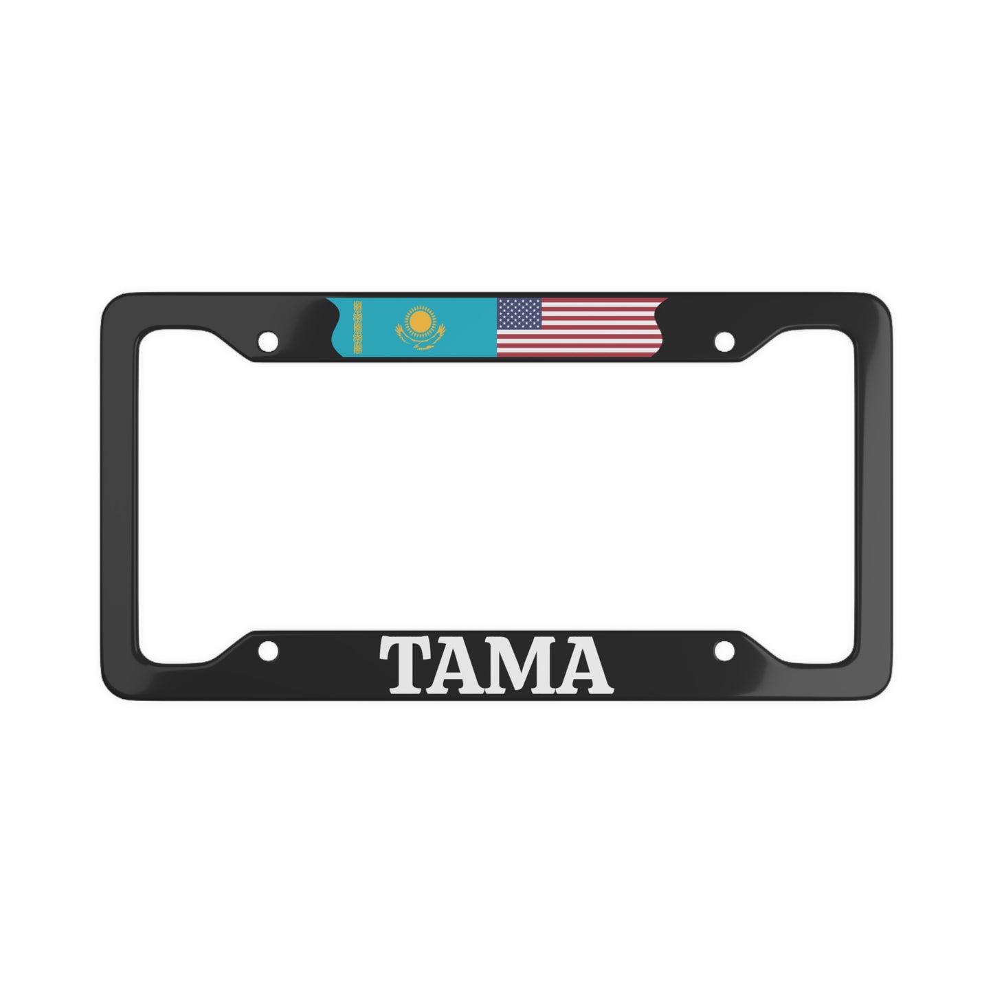 TAMA with flag License Plate Frame