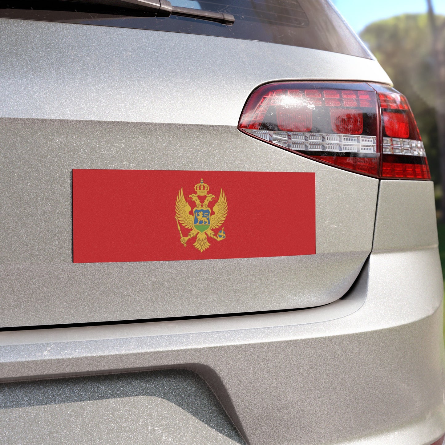 Montenegro Flag Car Magnet