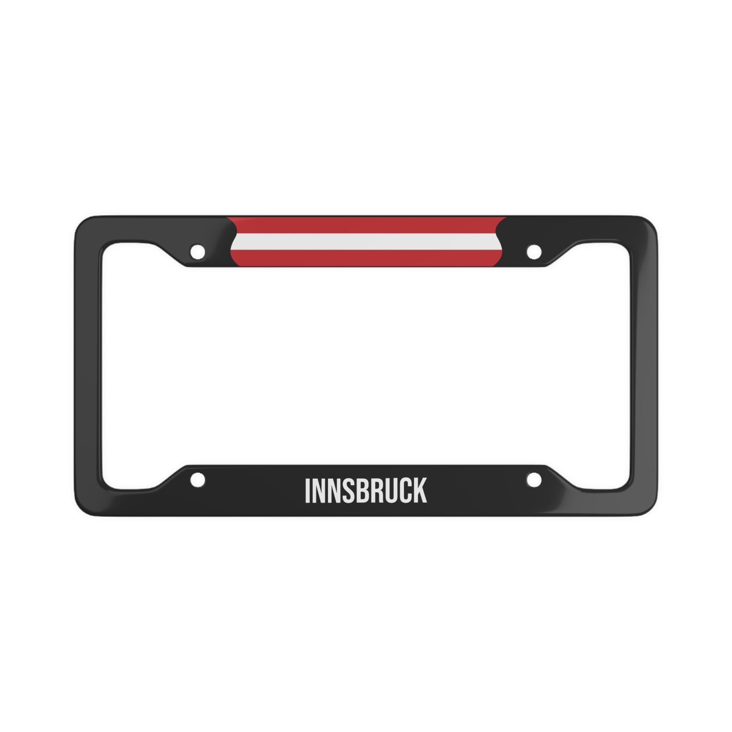 Innsbruck Austria Flag Car Plate Frame