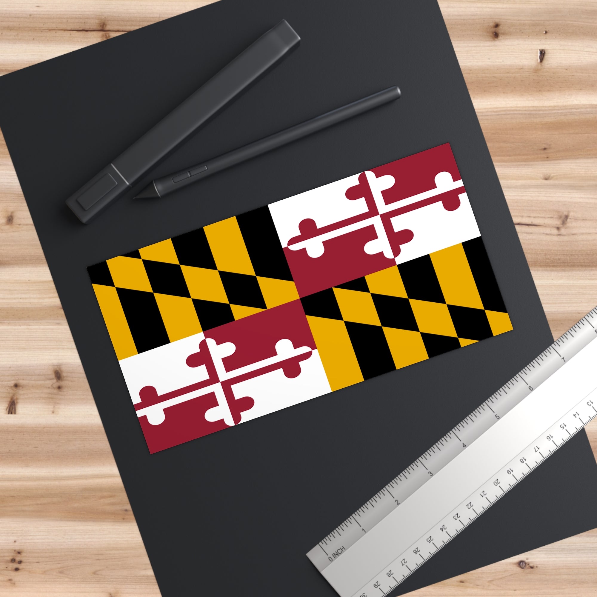 Maryland Flag Bumper Stickers