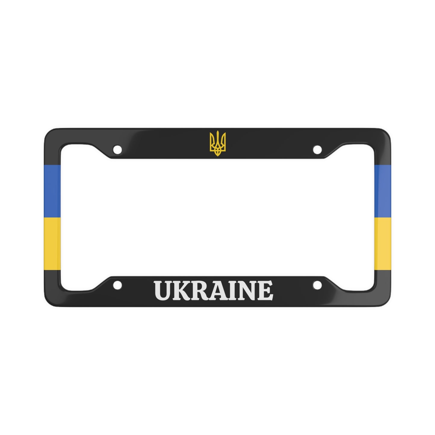 Ukraine Tryzub License Plate Frame