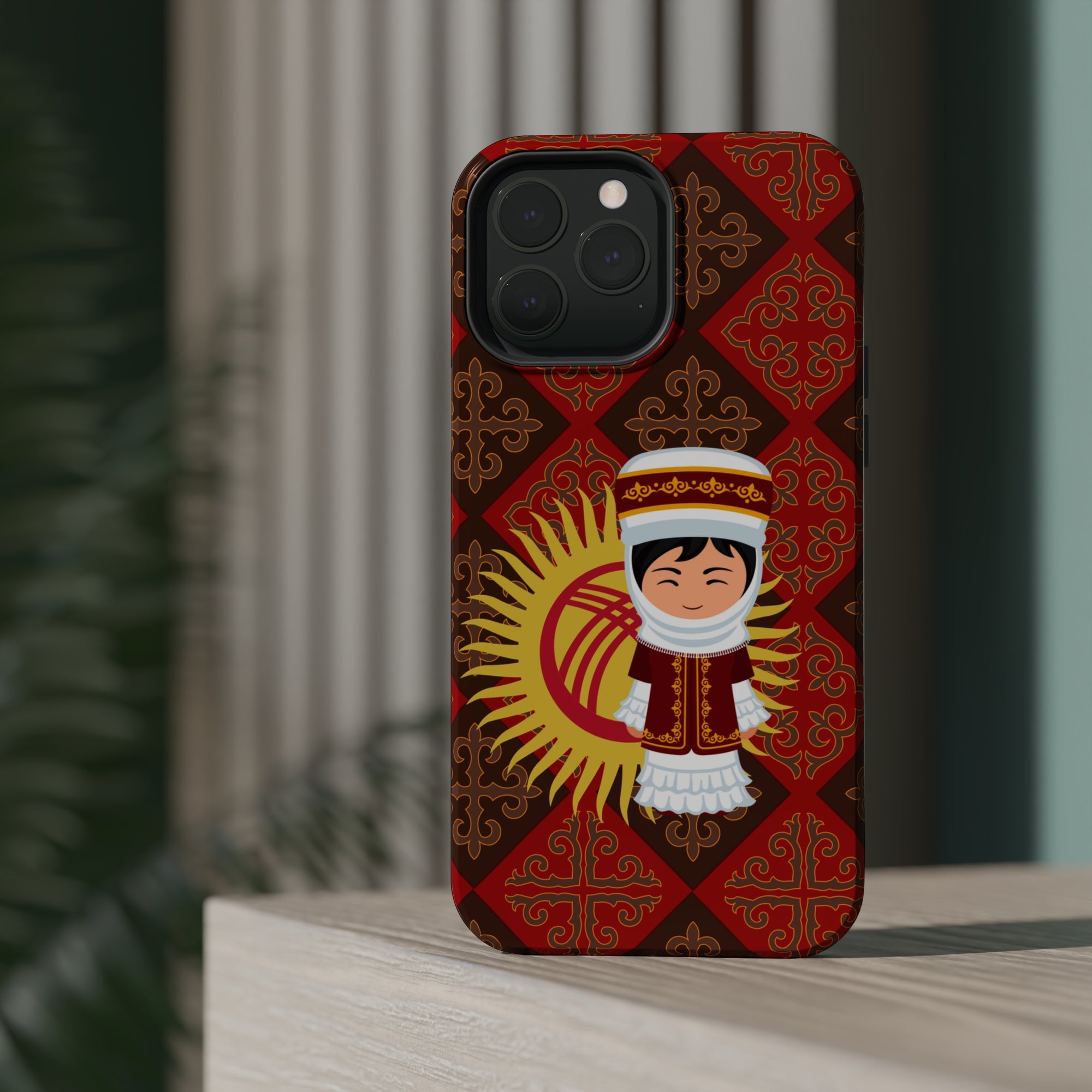 Kyrgyzstan Traditional Clothing MagSafe Tough Cases