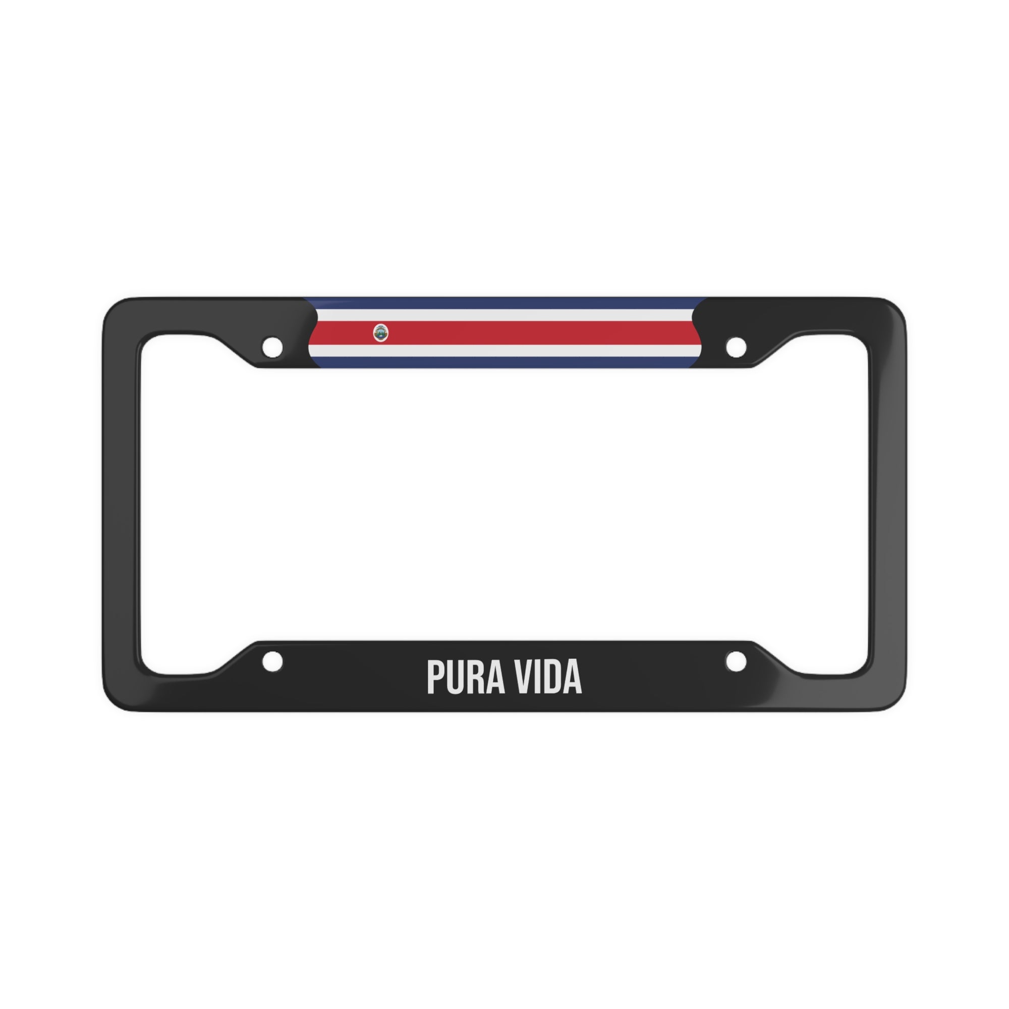 Pura Vida, Costa Rica Premium License Plate Frame