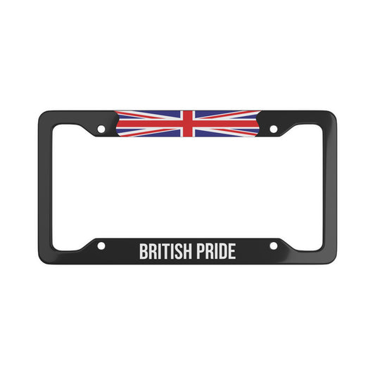 British Pride UK Flag Car Plate Frame