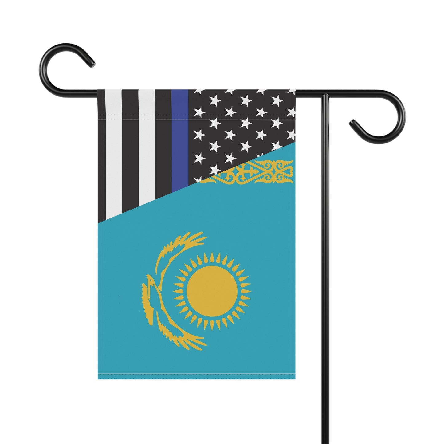 Kazakhs Support US Police Flag Garden & House Banner