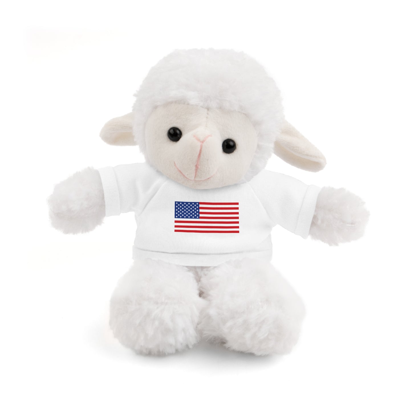 USA Flag Stuffed Animals with Tee