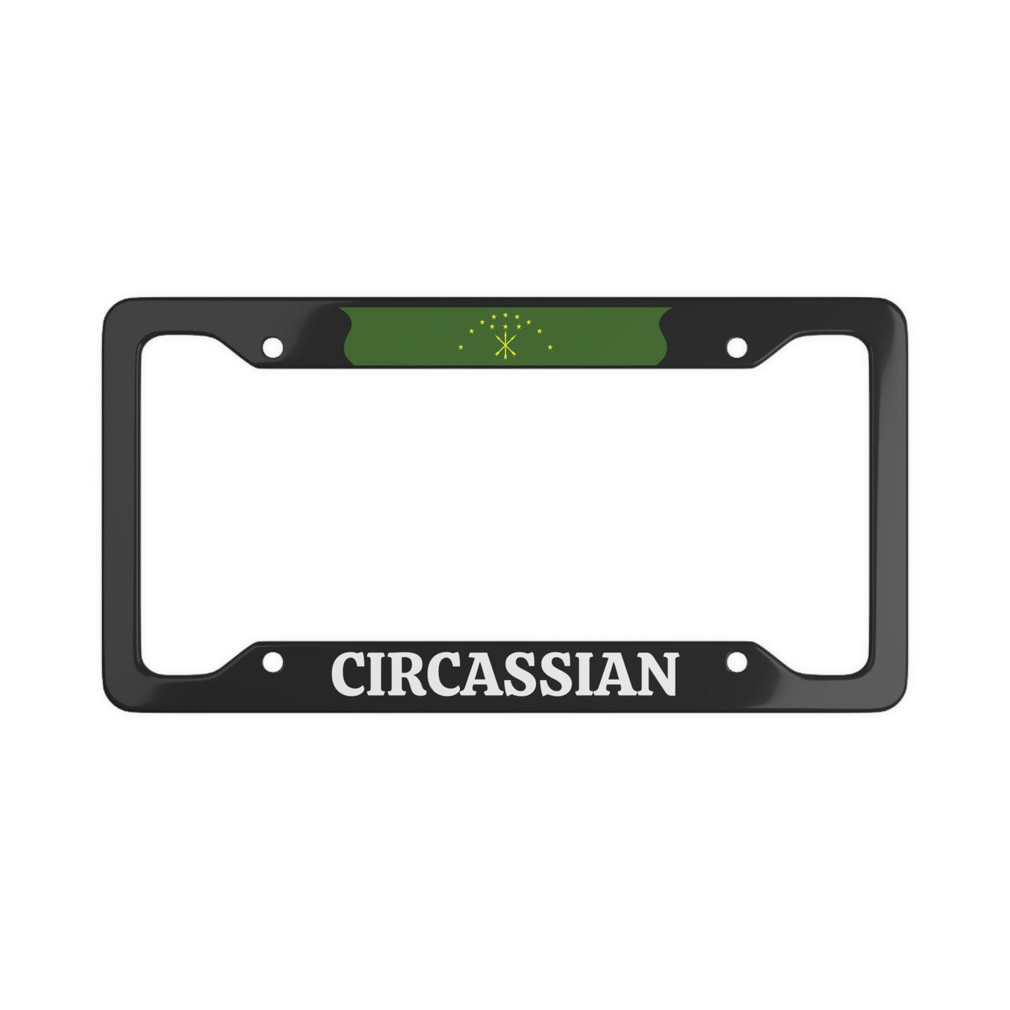 Circassian License Plate Frame