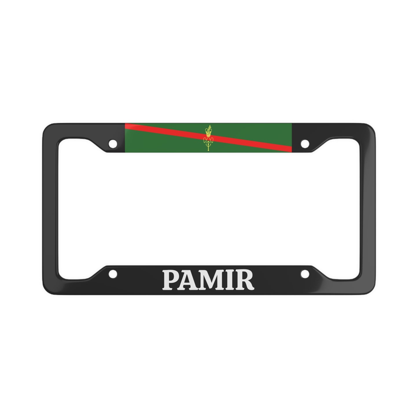 Pamir Flag License Plate Frame