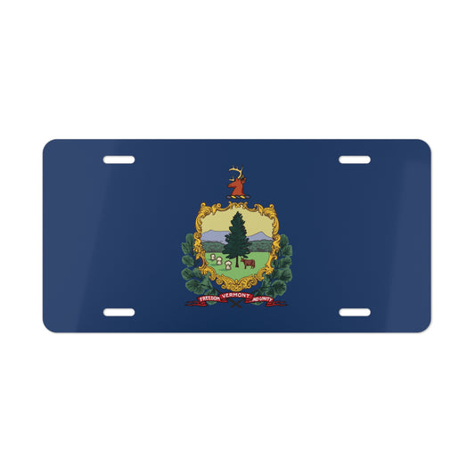 Vermont State Flag, USA Vanity Plate