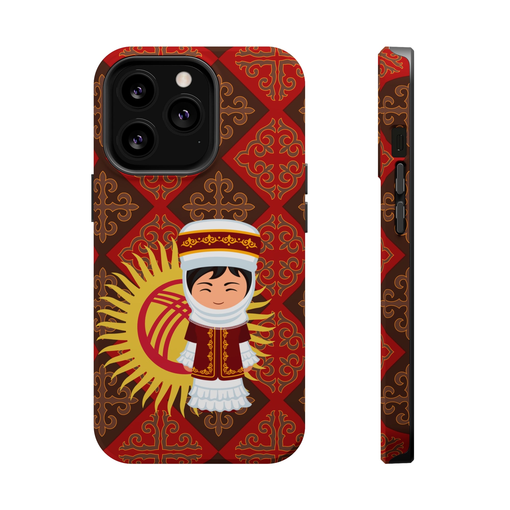 Kyrgyzstan Traditional Clothing MagSafe Tough Cases