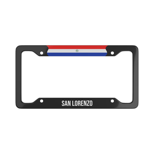 San Lorenzo Paraguay Premium License Plate Frame