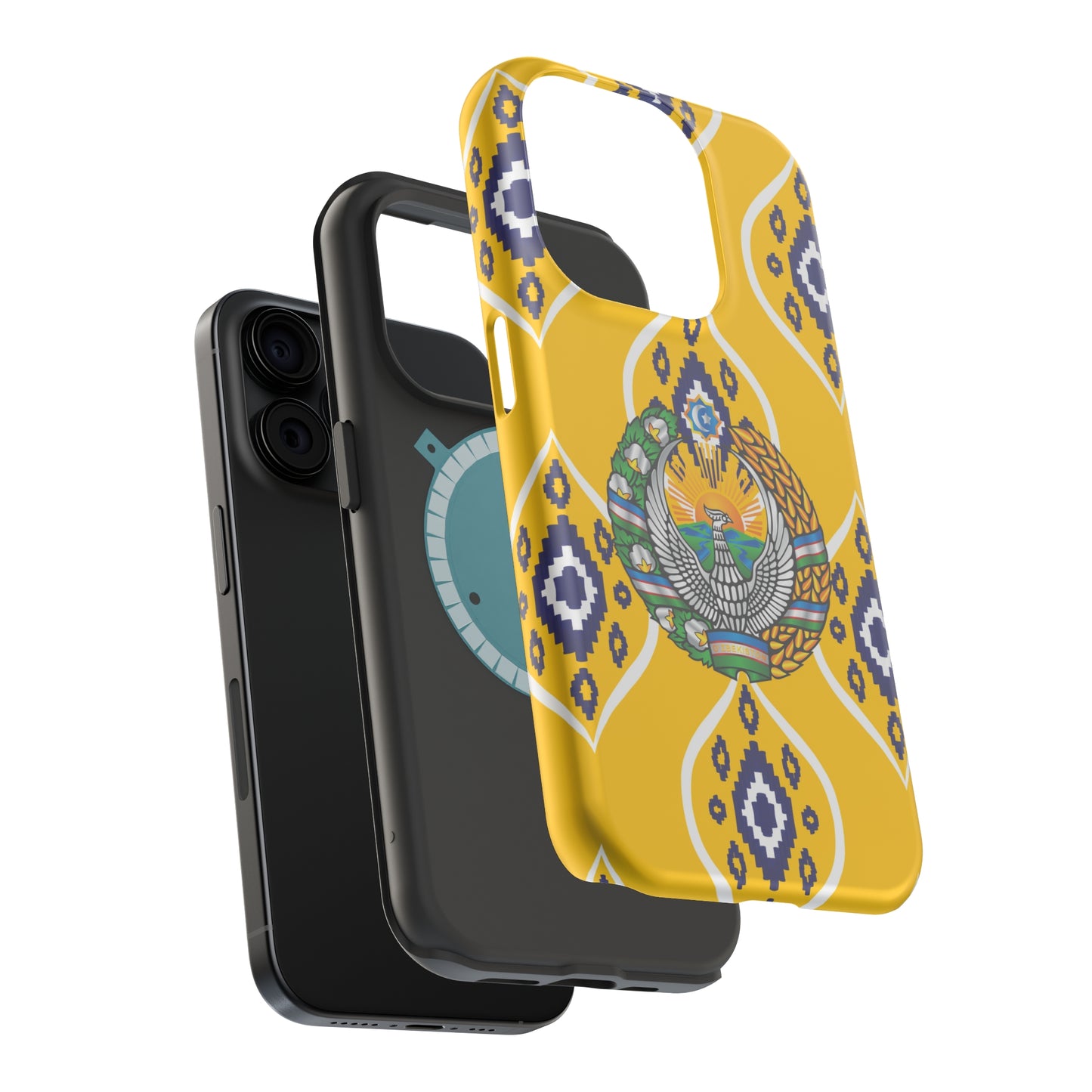 Yellow National Emblem MagSafe Tough Cases