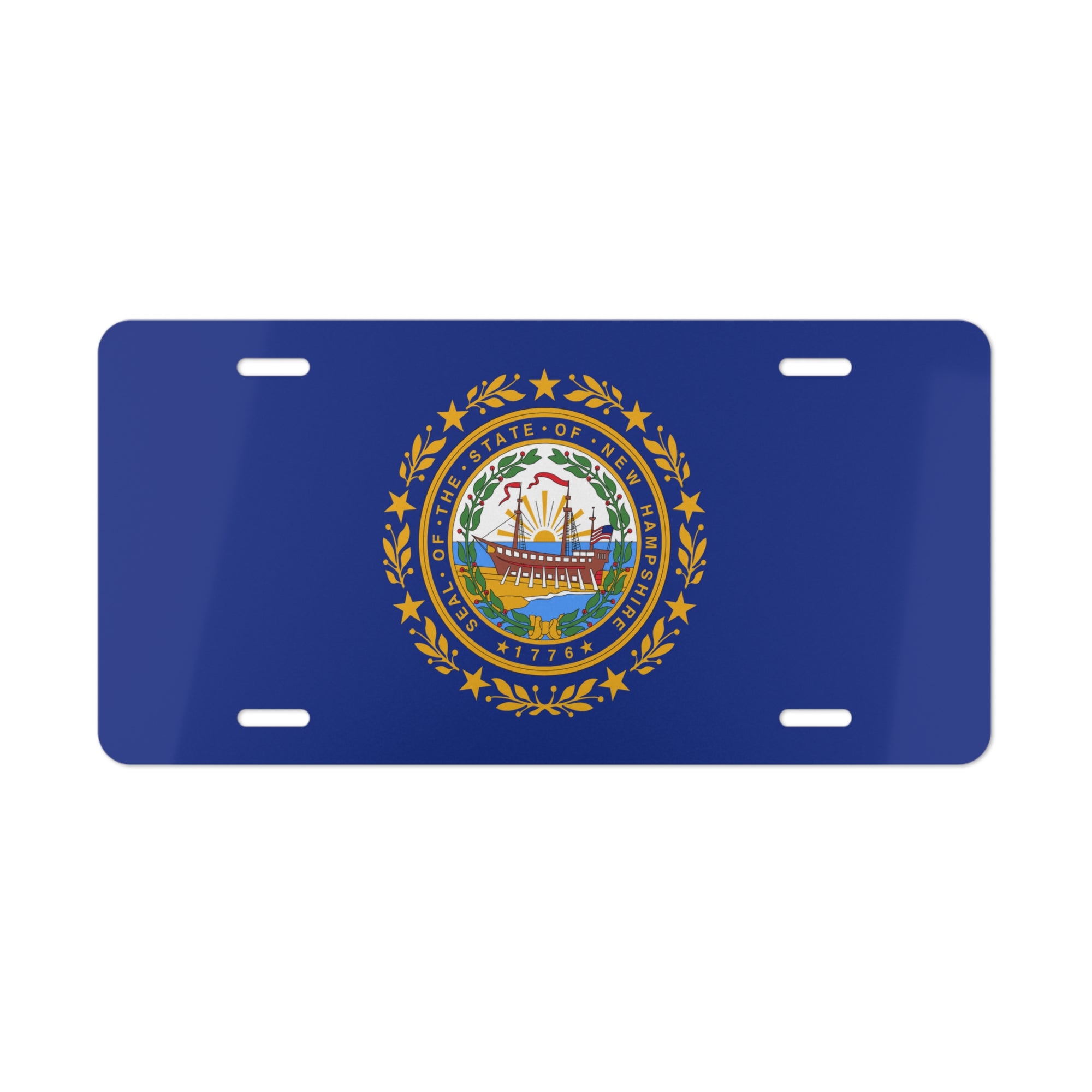 New Hampshire State Flag, USA Vanity Plate