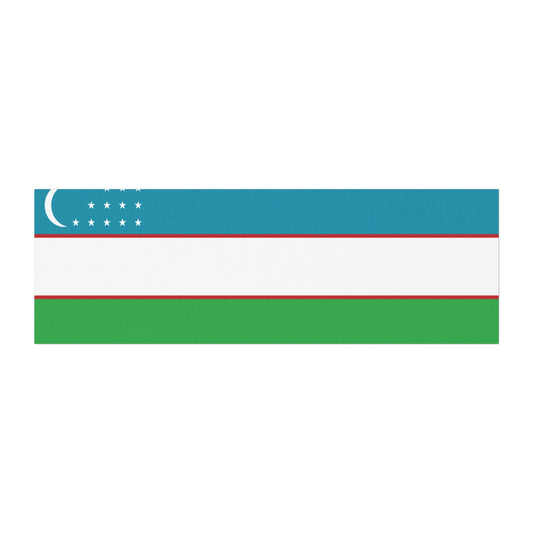 Uzbekistan Flag Car Magnet