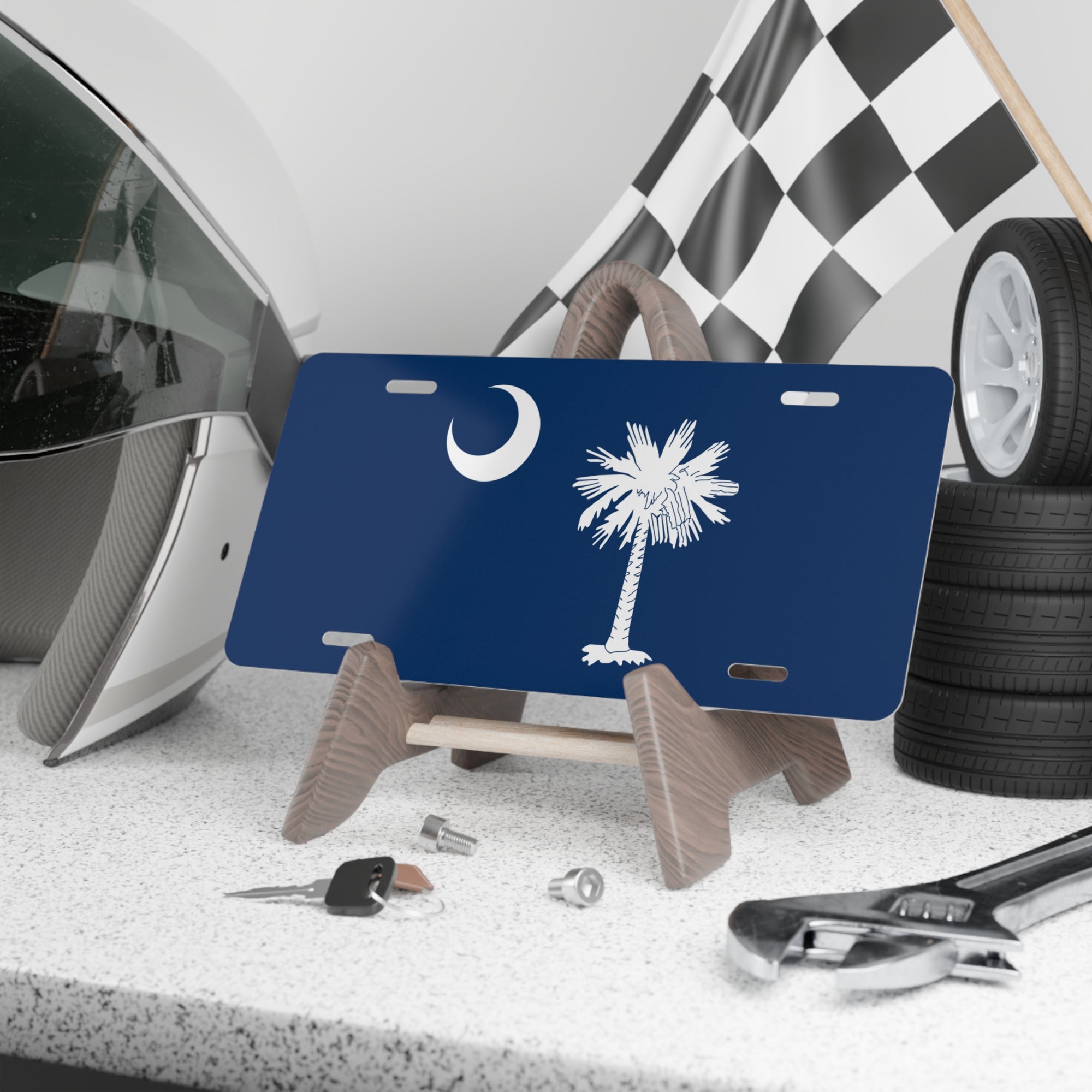 South Carolina State Flag, USA Vanity Plate