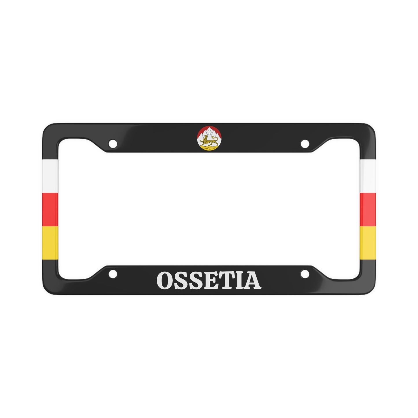 Ossetia Side Flag License Plate Frame