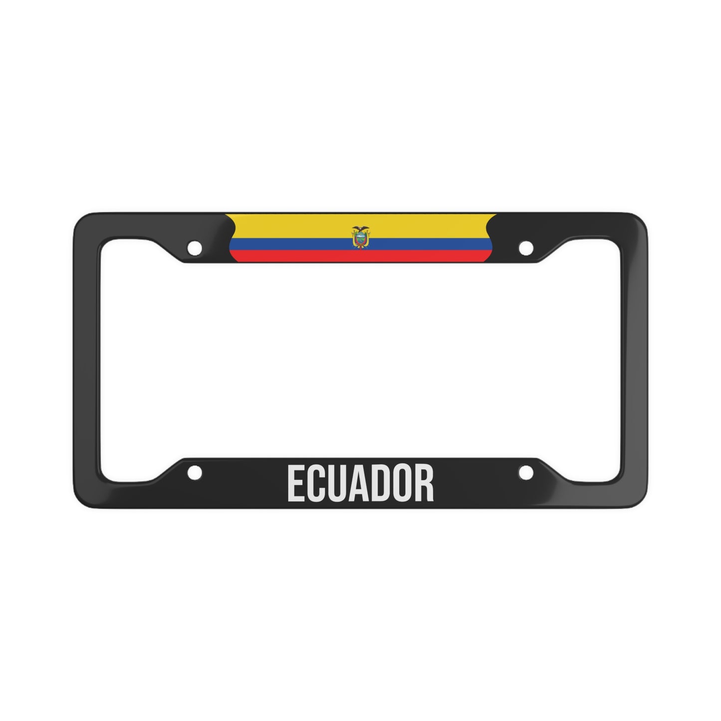 Ecuador Flag Car Plate Frame