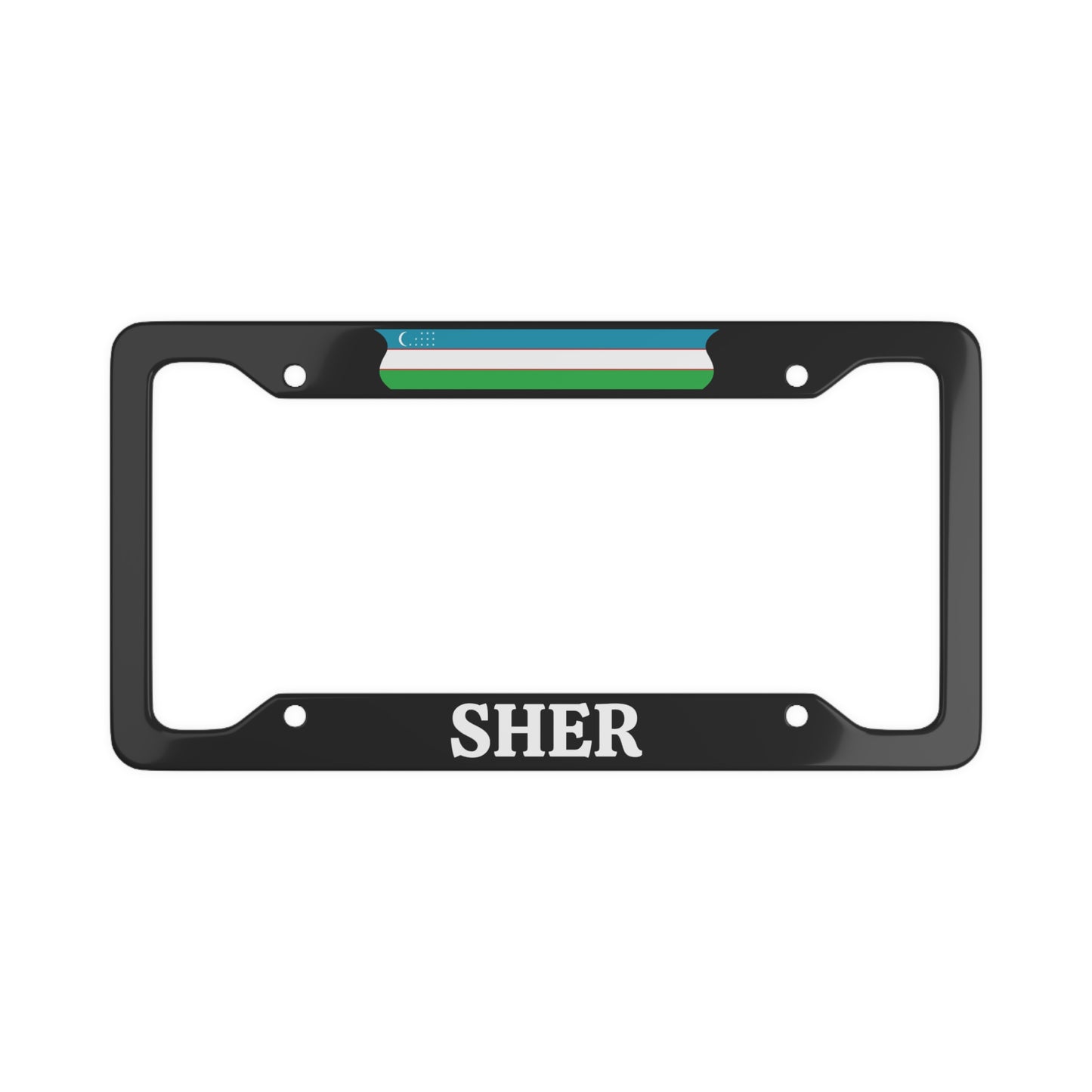Sher License Plate Frame